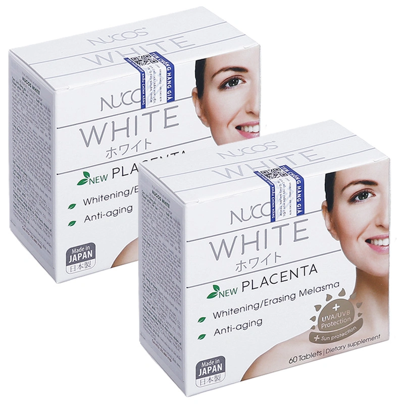 Combo 2 hộp Thực phẩm bảo vệ sức khỏe Nucos White - 